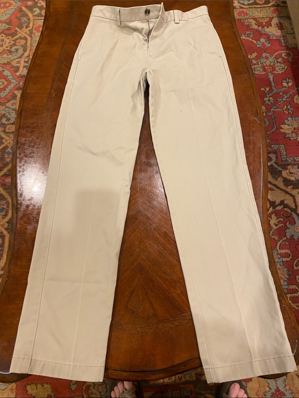 Brooks Brothers Khaki Straight-Leg Chinos - Light Beige